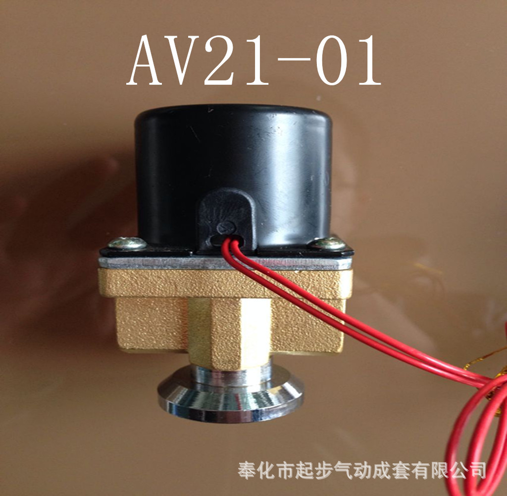 AV21-01 微型电磁阀 水阀 二通阀 常闭式 电焊机专用阀