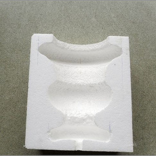 供应保丽龙材料 泡沫板掏空异形制作 玻璃陶瓷工艺品保利龙定做