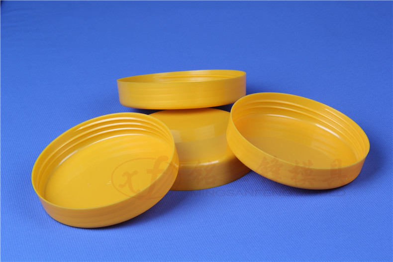 90牙圆顶局油盖 塑料盖子 化妆品瓶盖 防晒霜瓶盖模具开发一体