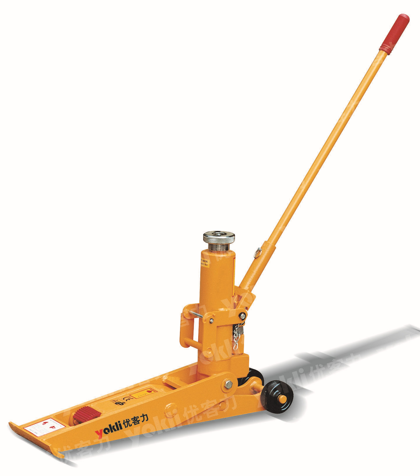 供应优客力卧式千斤顶|叉车维修用千斤顶,带过载保护|一台起订