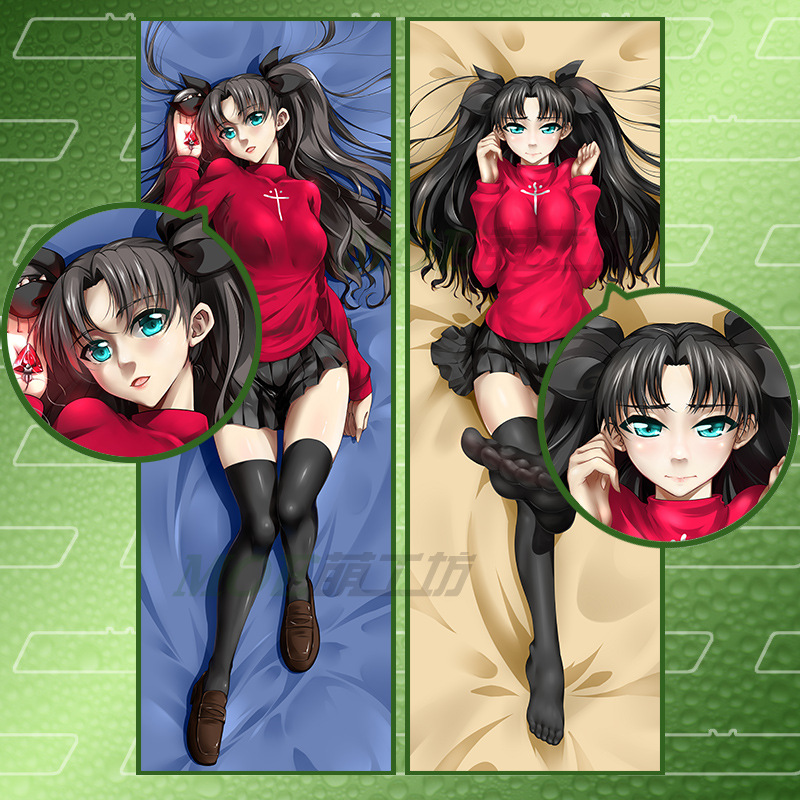 原创fate stay night 远坂凛 等身抱枕 超人气日本动漫抱枕