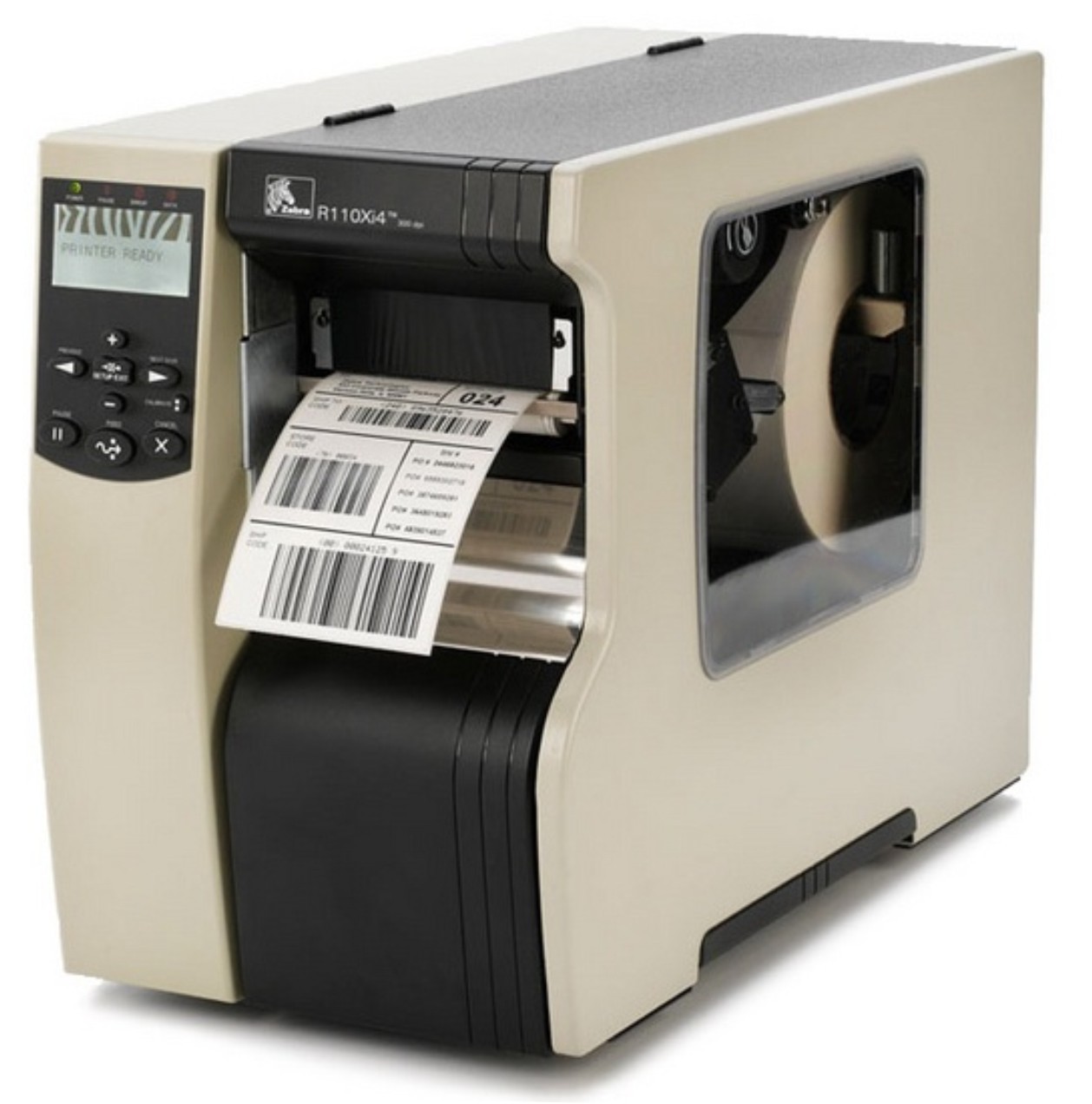 zebra斑马r110xi4-600dpi rfid打印机高频超频