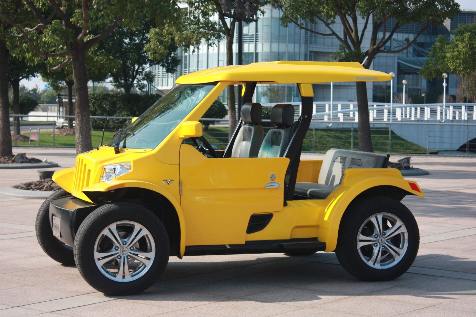 玛西尔电动低速道路车多座休闲车旅游观光车高尔夫球车电动车