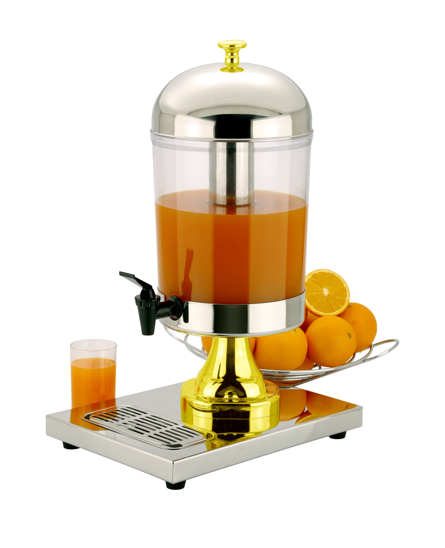 广东厂家供应高档优质不锈钢单头镀钛金果汁鼎咖啡鼎水龙头