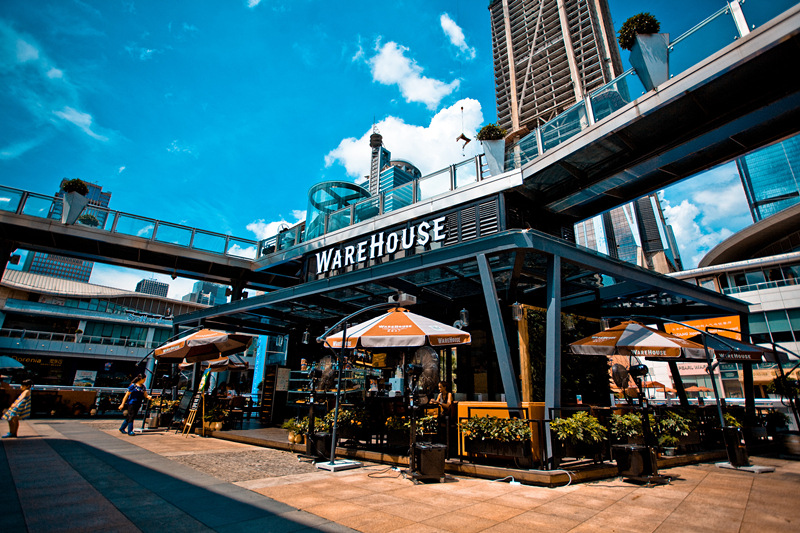 warehouse的风格灵感来源于美国式的小酒吧,就是