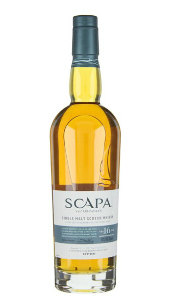 洋酒 斯卡帕16年 scapa 16yo 单一麦芽威士忌 纯麦威士忌 700ml