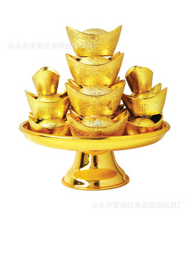 供应年货摆设精品 金元宝 金条 金钱 大吉 各种水果款式-阿里巴巴