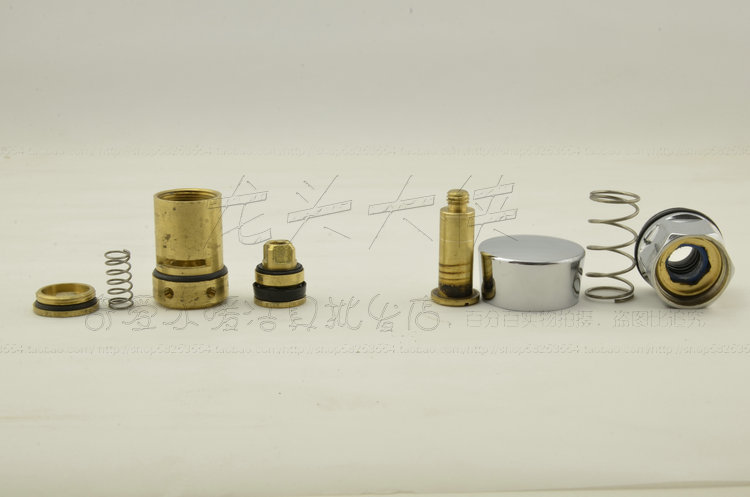 全铜延时阀阀芯冲洗阀阀芯小便阀面盆延时阀阀芯六角手按阀芯