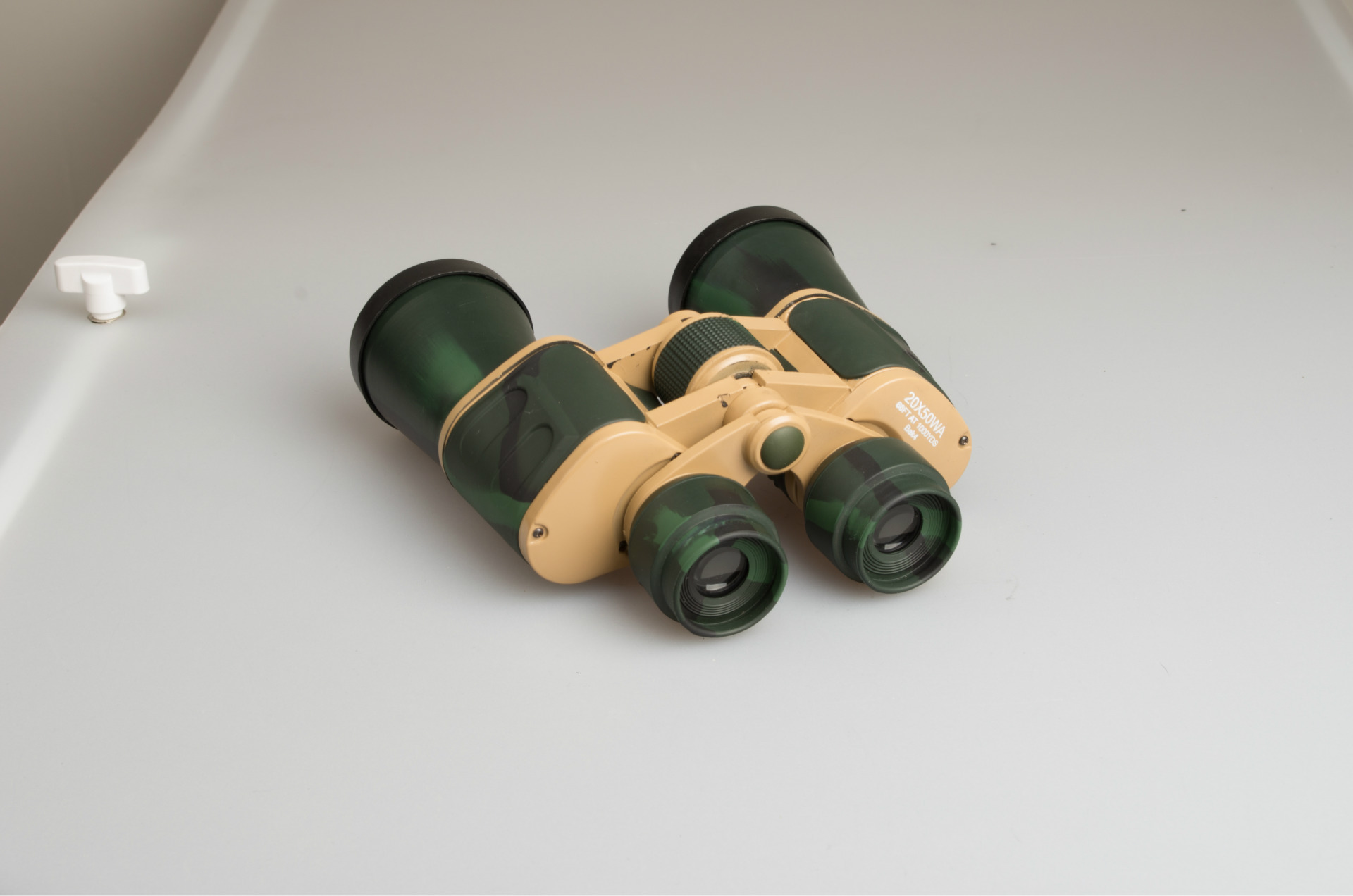 迷彩军绿标准7*50望远镜高倍高清夜视非红外高倍双筒眼镜