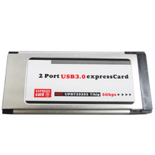 EXPRESSCARD转2口USB3.0笔记本扩展卡不露头34MM NEC720202