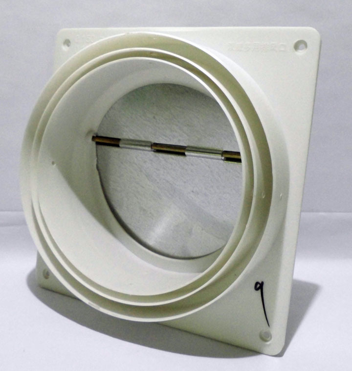 五金批发厨房烟道止逆阀 公共烟道止回阀 抽油烟机防味阀止回阀