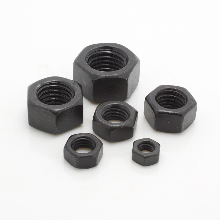 gb6170 发黑 8级螺母 六角螺母 螺帽 8.8级螺母