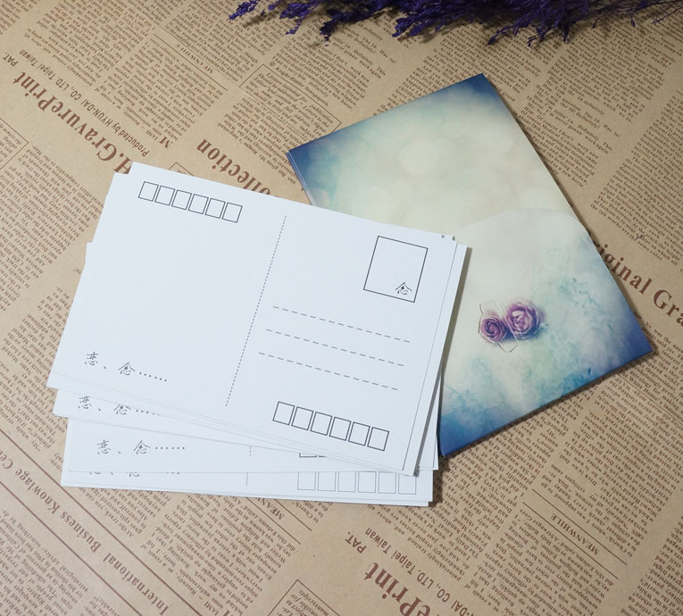 唯美复古风格套装明信片