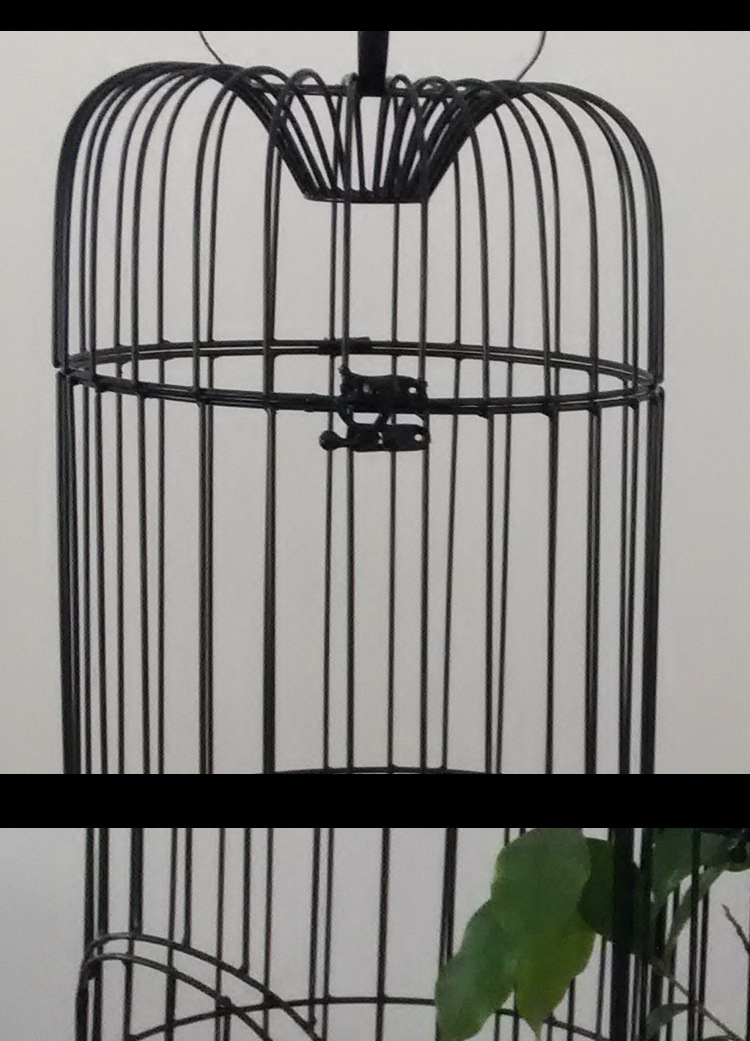 新款晟煌铁艺鸟笼 欧式大小号黑色鸟笼婚庆用品创意道具画眉鸟笼
