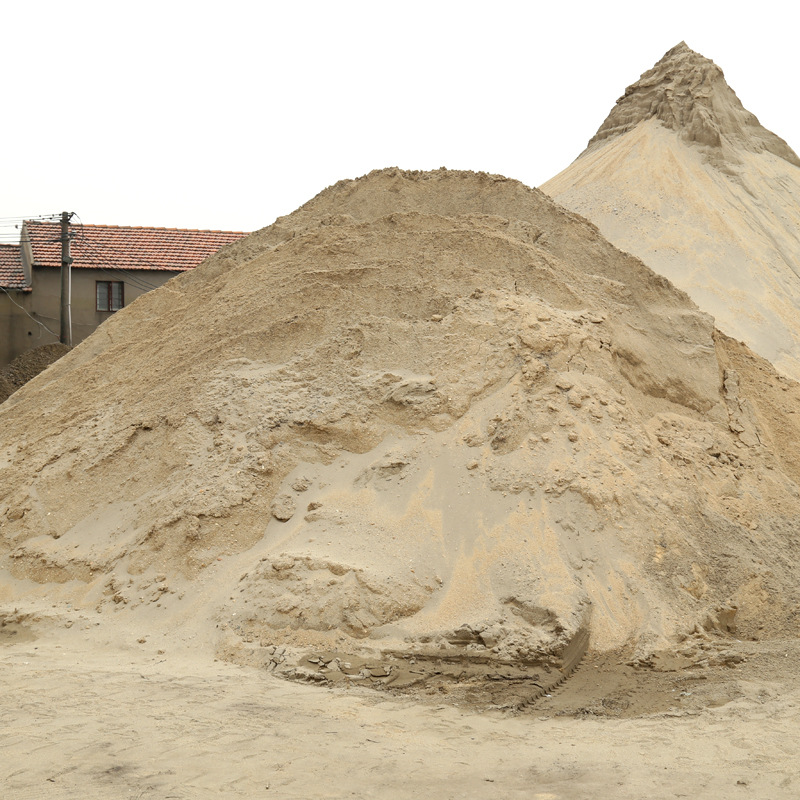 江浙沪皖工程建筑高纯度黑细河沙 天然水洗细砾黄色河沙子