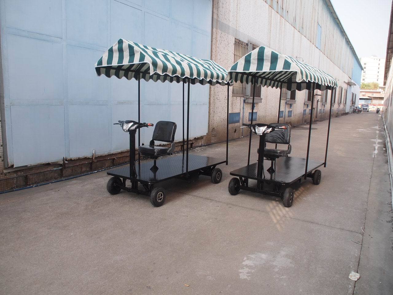 户外移动流动售货车 全电动多功能售货车 小型四轮电动搬运车 - 专用