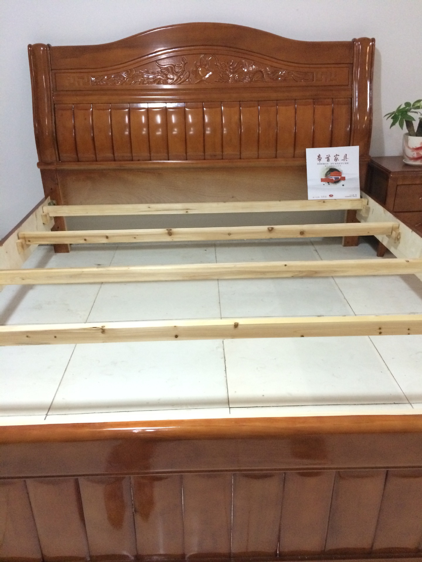 南康实木床实木床108双人床休闲双人床橡木床