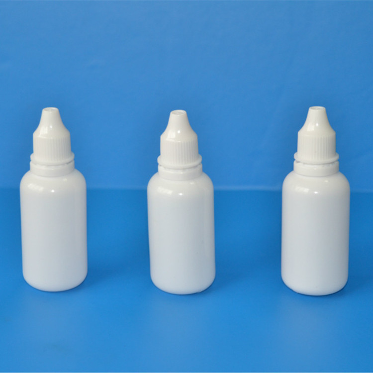 【现货】白色/透明塑料pe眼药水瓶30ml 保险盖小瓶 滴液滴油瓶-阿里巴