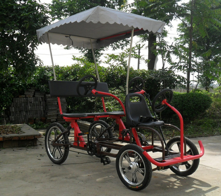 四轮自行车,观光自行车,休闲自行车批发