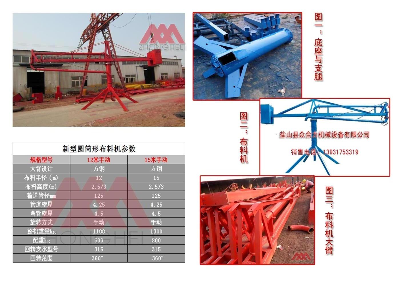 新型布料机图片