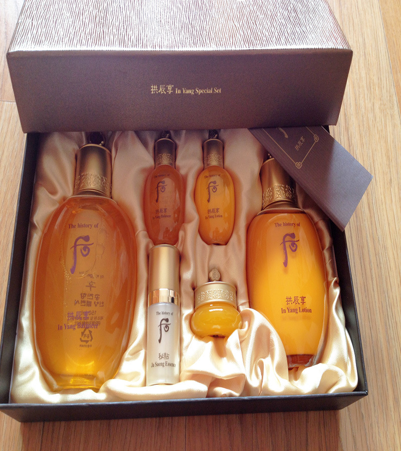 韩国正品后who后拱辰享水乳2件套保湿补水提拉紧致抗敏感批发