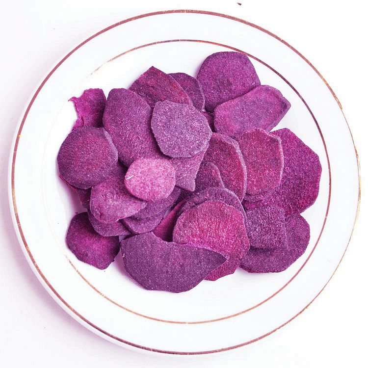 青岛双圣啵乐乐vf爽脆紫薯片蔬果干批发零