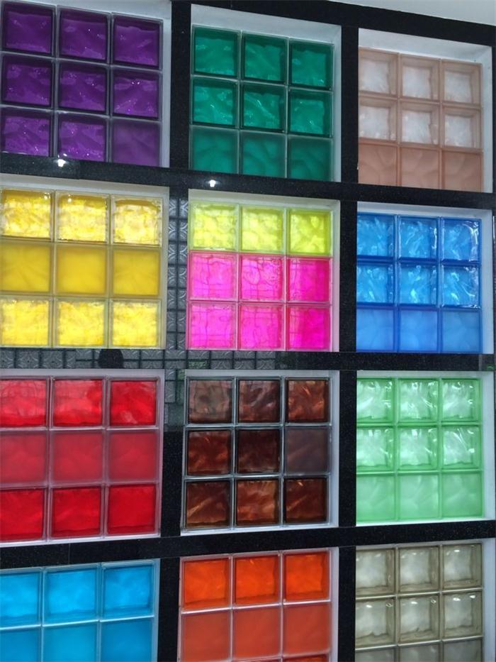 透明玻璃砖,佛山玻璃砖,力海玻璃砖190*190*80mm 珊瑚纹