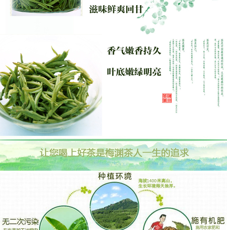 梅渊生产基地直销叶底嫩匀黄色听装125g特级都匀毛尖茶品质保证