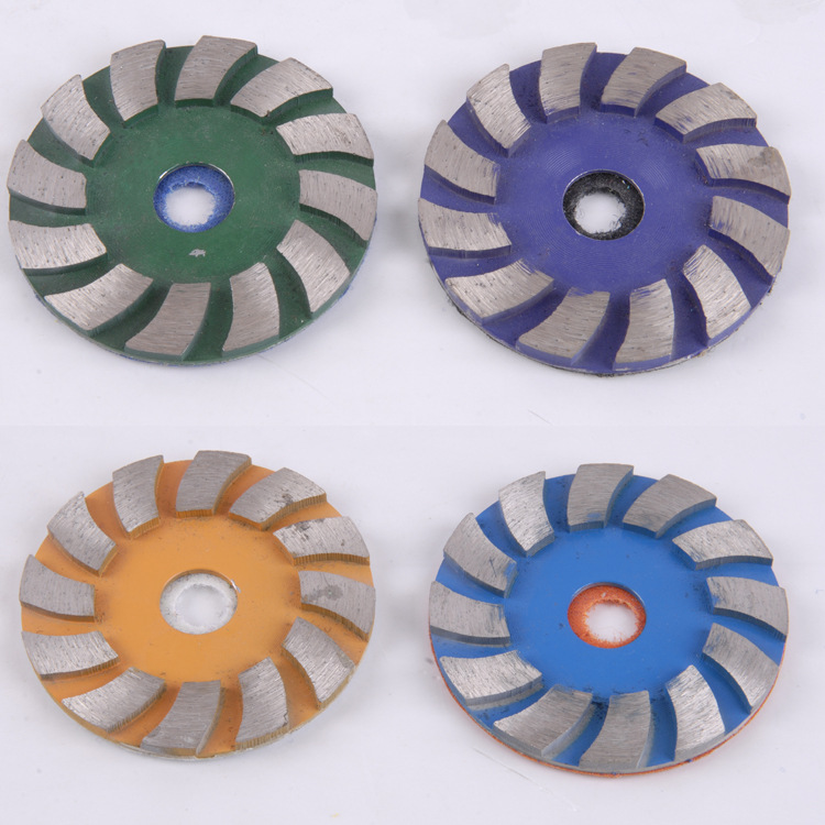 90mm 水泥地坪翻新磨片 水磨石铁磨片 金属剪口片 金属磨片