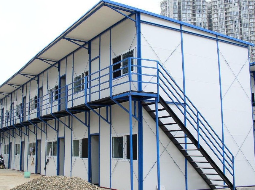 厂家专业设计经济快捷彩钢岩棉活动房屋造就和谐安全优质板房