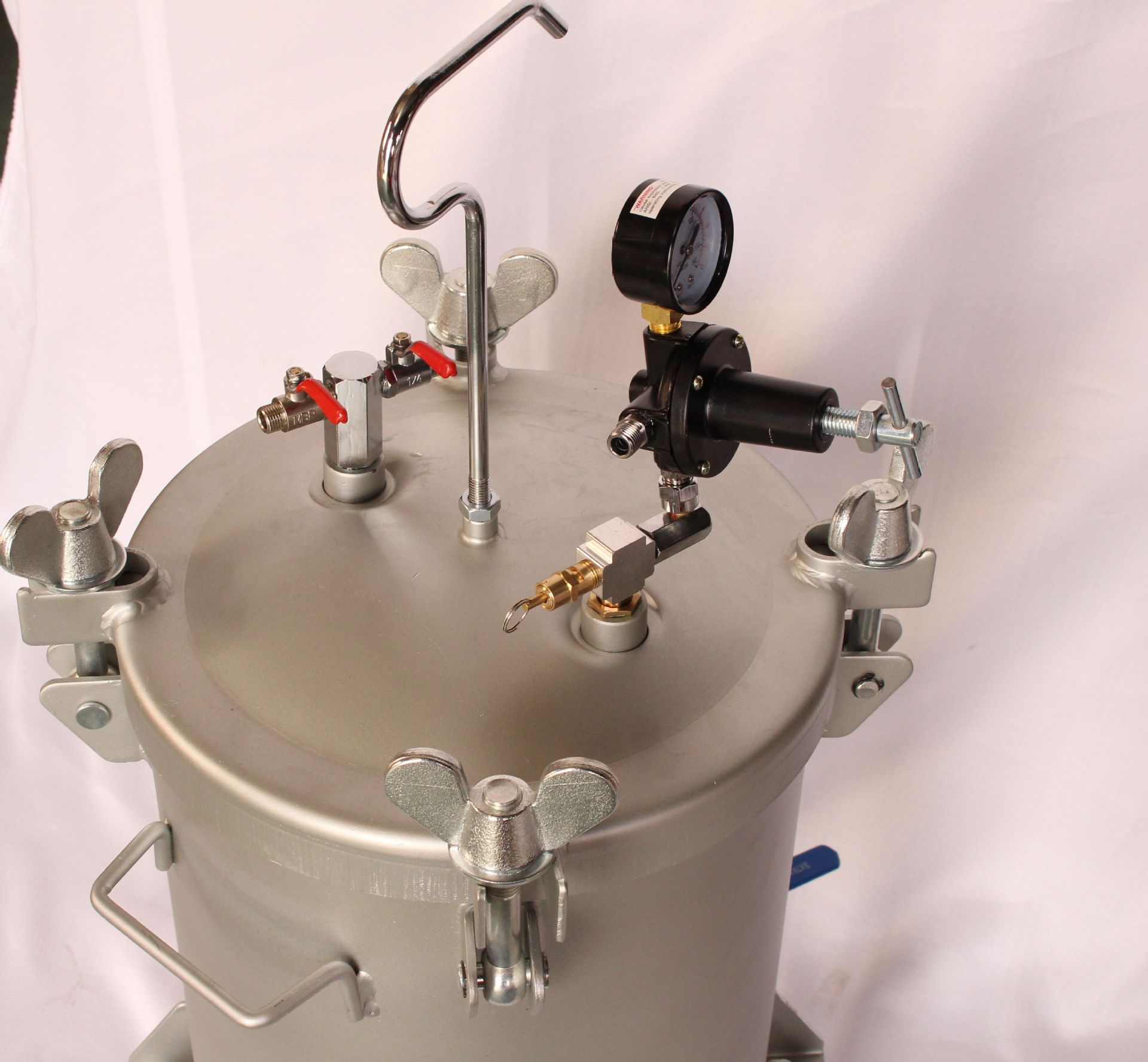 台湾漆宝30升下排式涂料 油漆 点胶压力桶 仿大理石真石漆压力桶