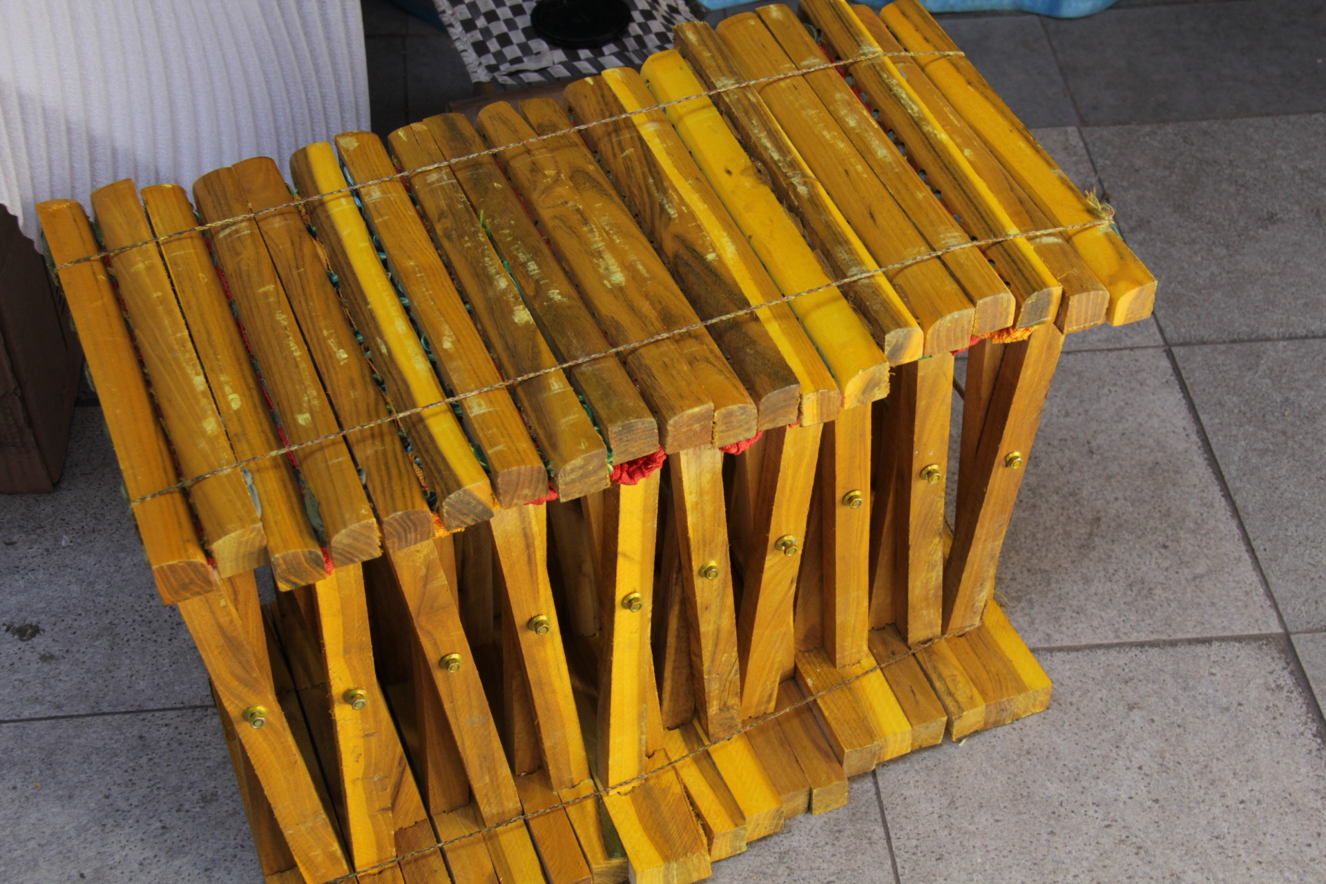 40便携木头马扎 实木凳子 折叠马扎凳子日用百货 地摊货源厂家