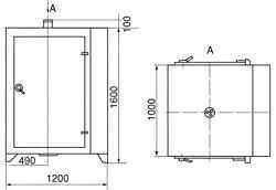 燃煤熱風(fēng)爐_瑪卡隧道式烘箱-燃煤熱風(fēng)爐-能耗高每批可投上噸料