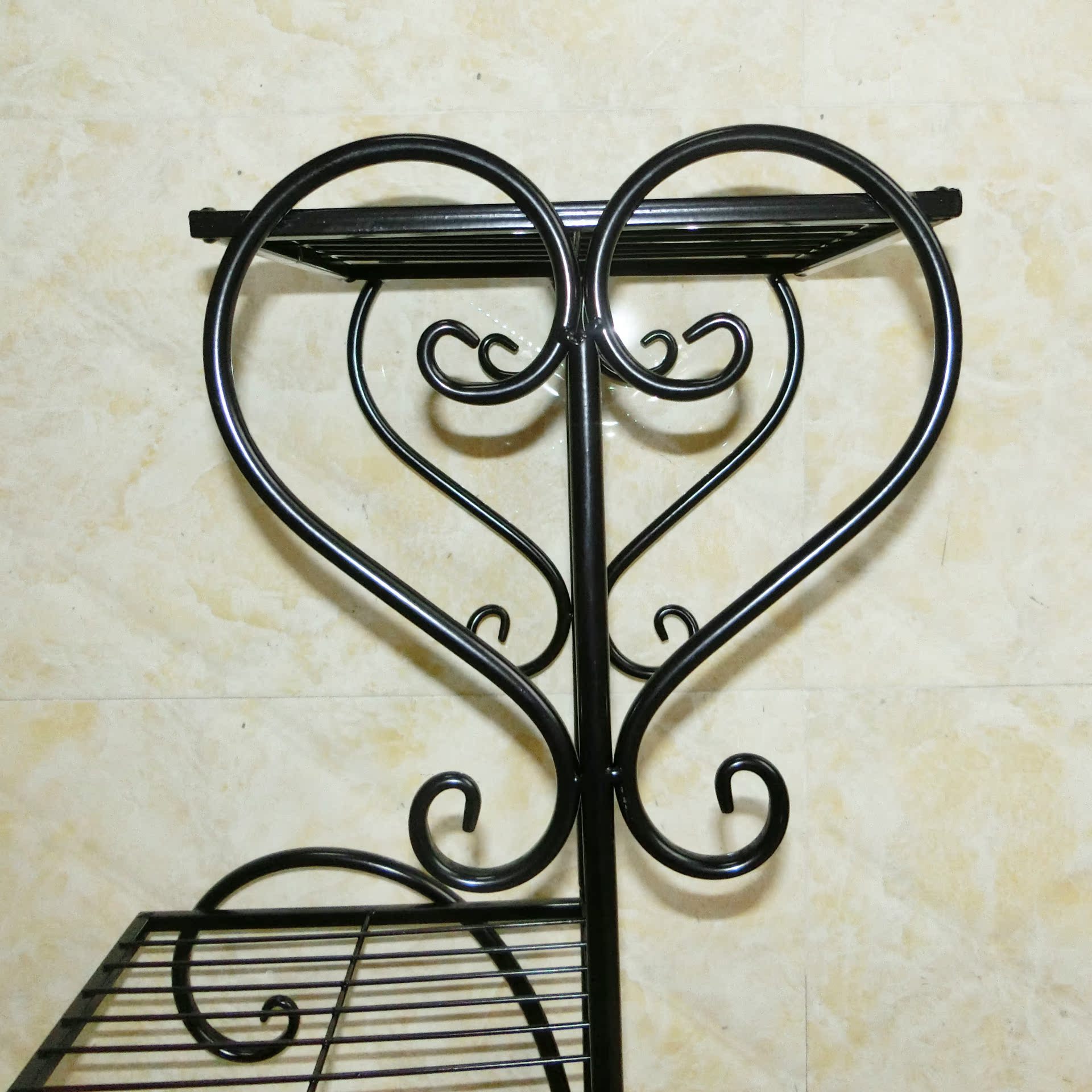 欧式铁艺花架 创意多层铁艺户外盆景展示架时尚铁艺花架摆件批发