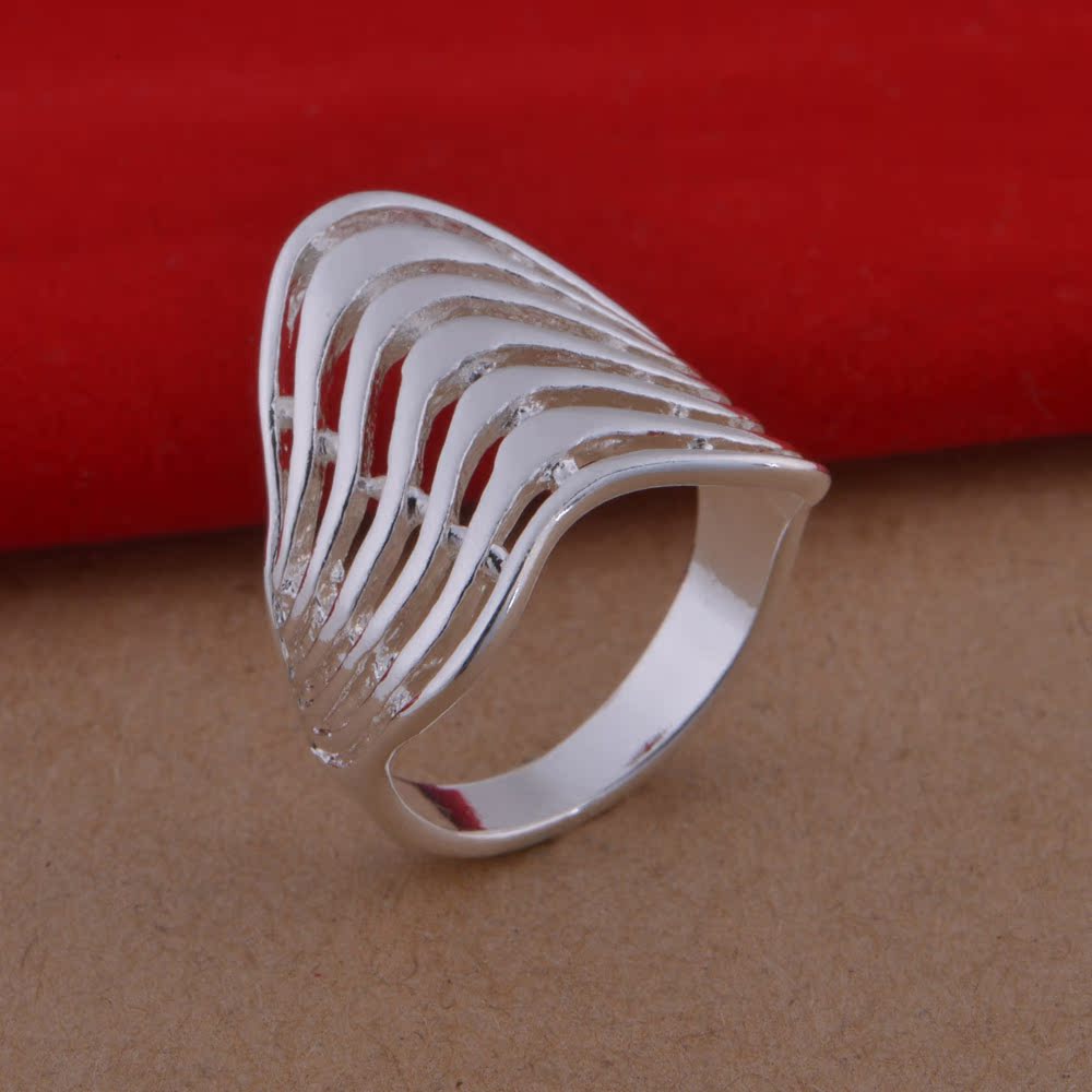 外贸饰品批发 925纯银 镀银戒指 高档戒指 欧美流行