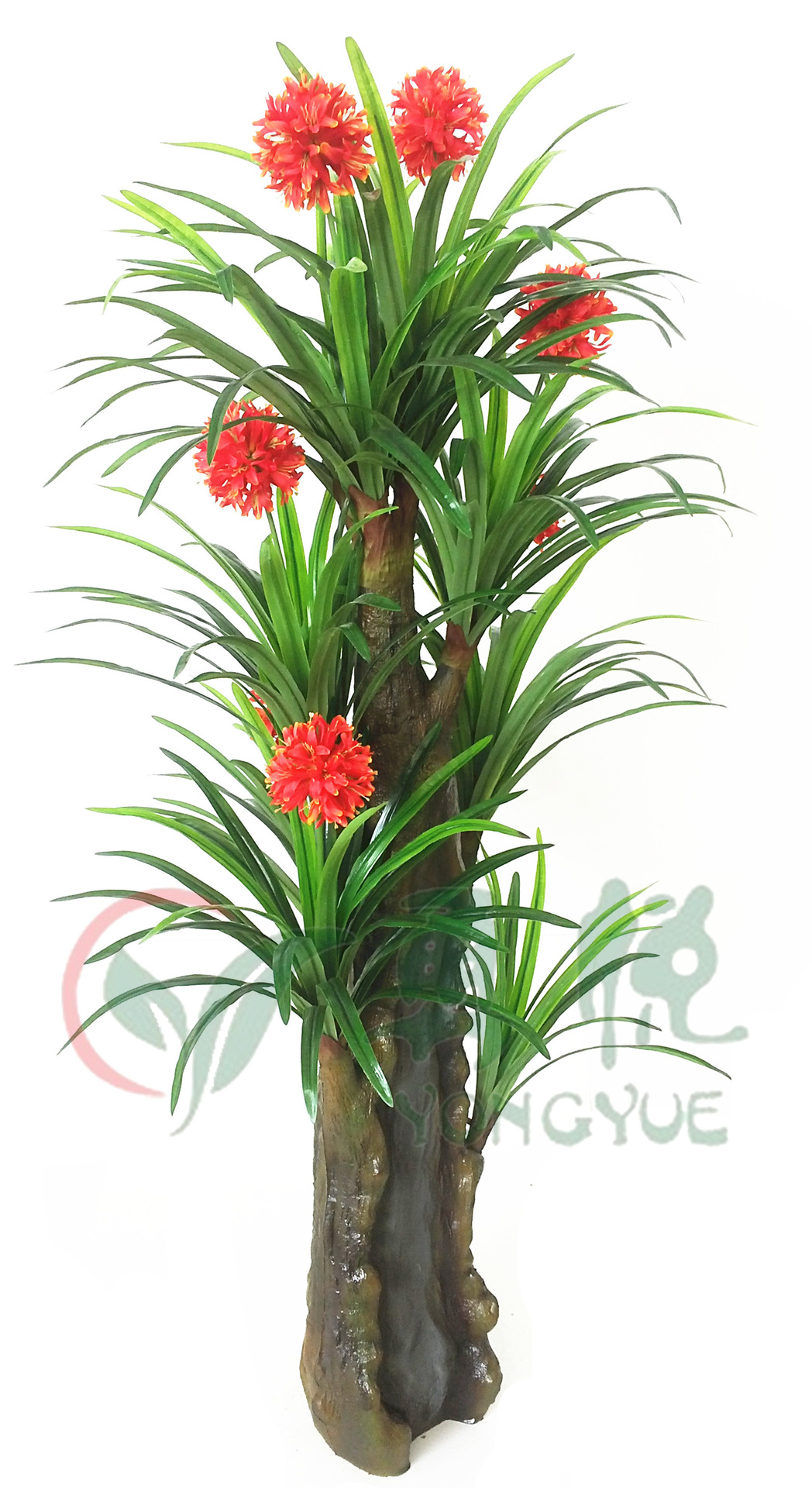 厂家直供新款室内仿真花树假树大古龙荷兰香水兰落地摆放装饰盆栽