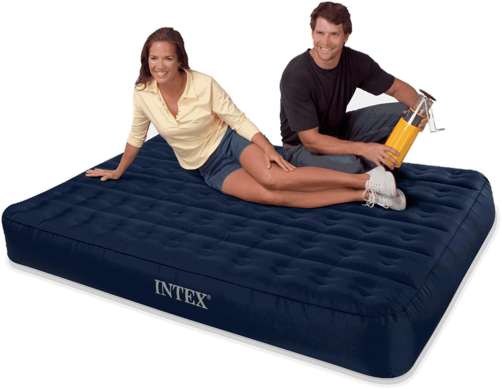 厂家供应 intex充气床 加厚加大户外豪华植绒气垫床批发