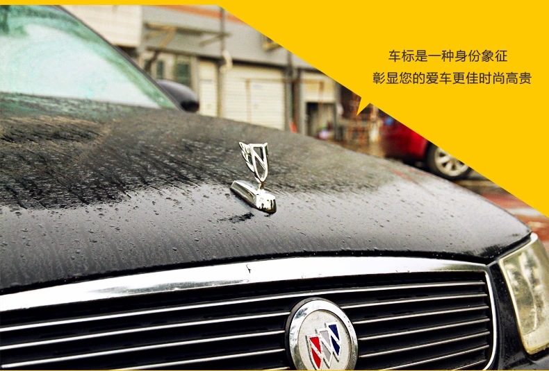 别克立标单盾 飞鹰车标改装标志车头标 新君越新凯越老新君威专用
