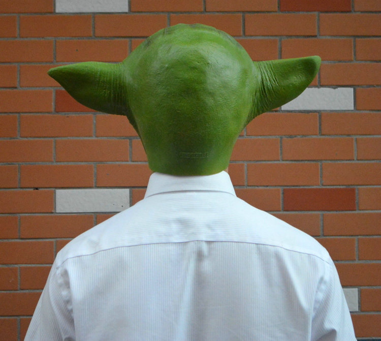 化妆舞会派对表演面具 外星人面具 怪物史莱克面具 长老尤达面具