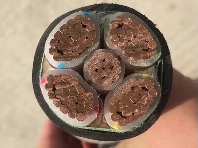 物产中大元通铜电力电缆yjv4*120 1*70国标五芯120平方正品特价