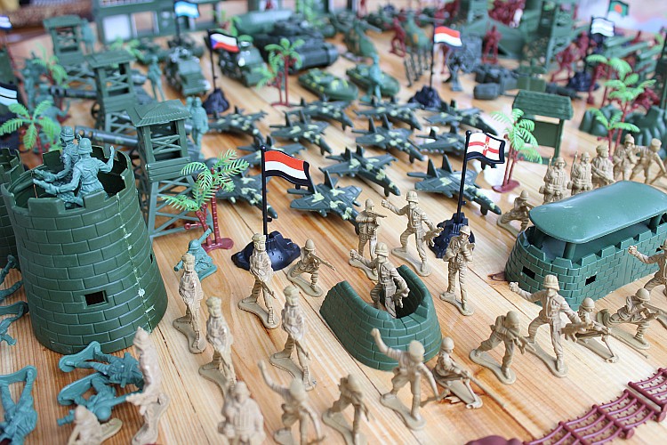 二战军事基地310件套装 塑料5cm小兵人 男孩最爱沙盘模型玩具