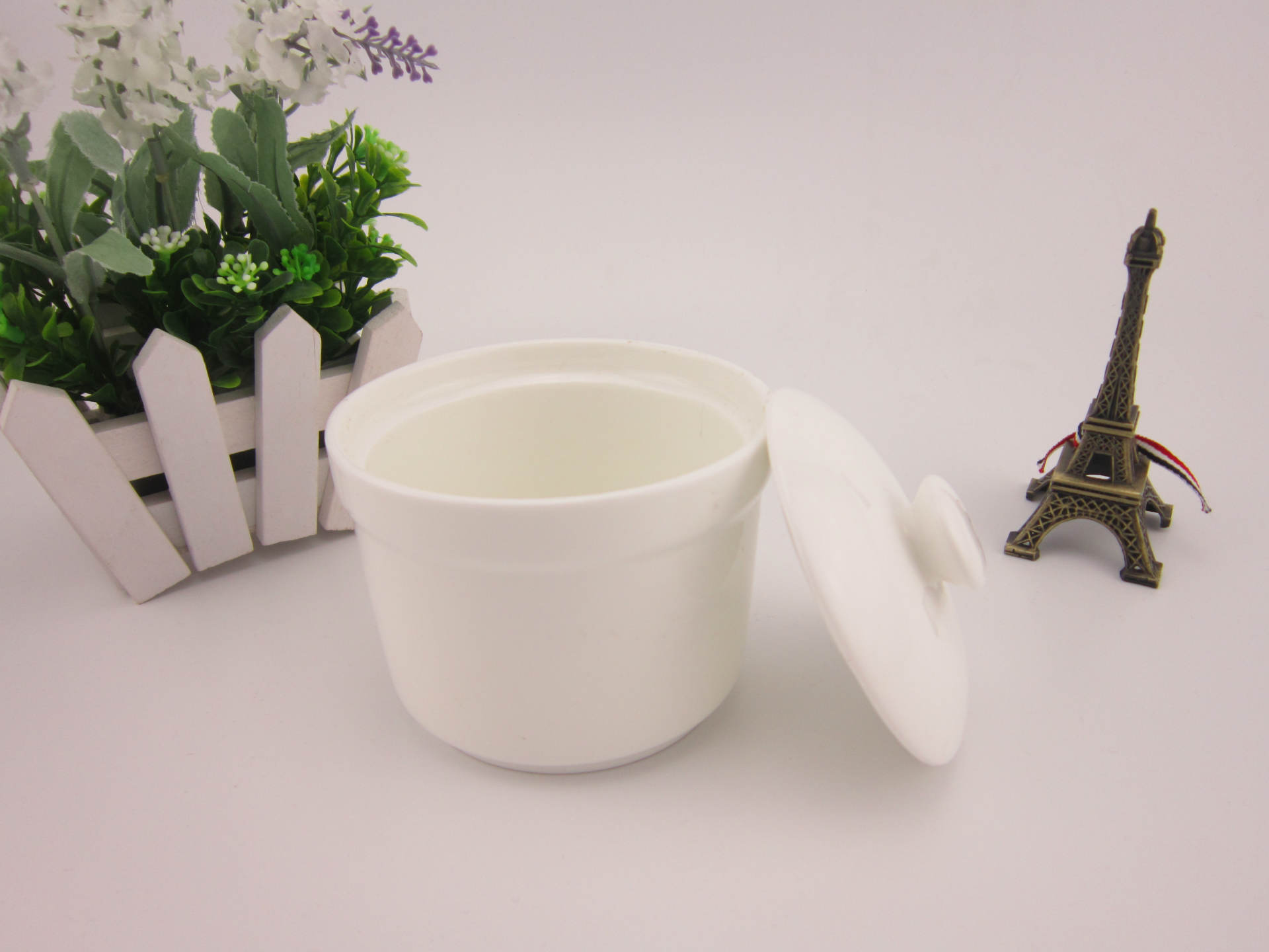 厂家供应日用镁质瓷炖盅 加工陶瓷炖盅套装