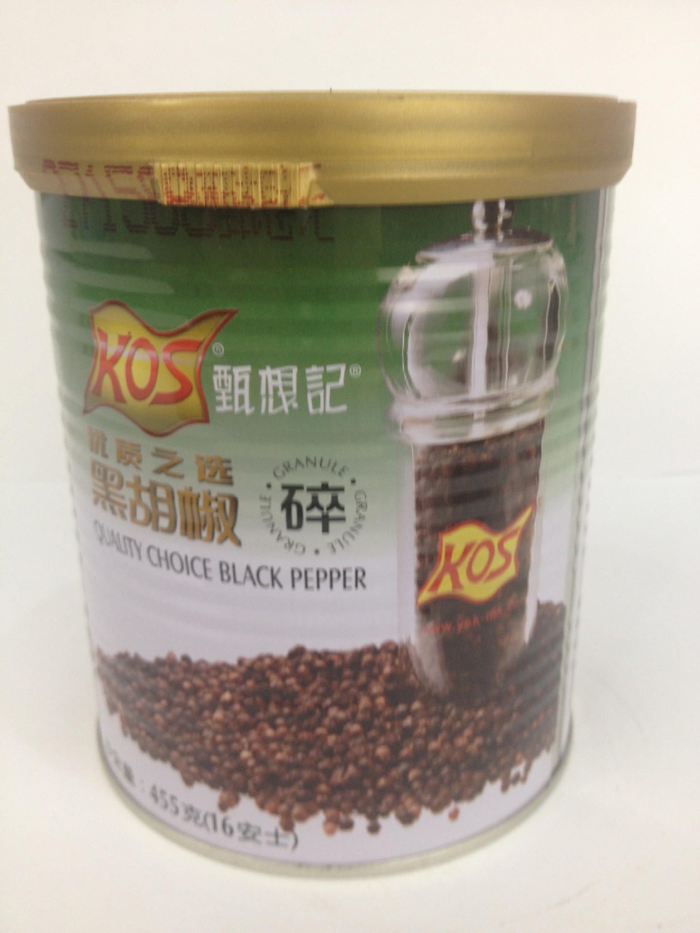供应 西餐专用 455g*24瓶 钻石黑椒碎 kos甄想记黑胡椒碎