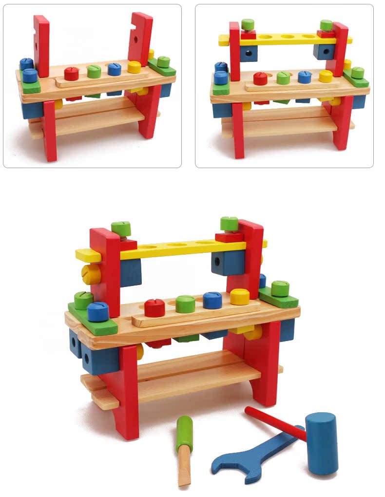 薇薇木玩儿童玩具批发儿童礼物早教益智玩具拆装工作台4