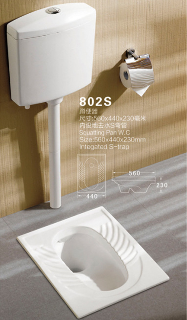 高档蹲厕 厕具批发 陶瓷蹲便器 蹲厕 大号蹲便器 802 802s【图】