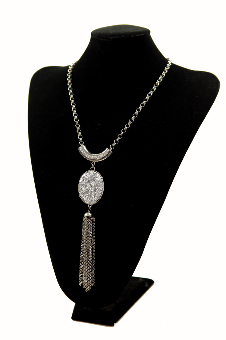 欧美大牌新款毛衣长款流苏项链流行时尚配饰厂家直销2015新款