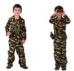 万圣节cosplay服装 儿童迷彩服演出服 空军制服 B-0047