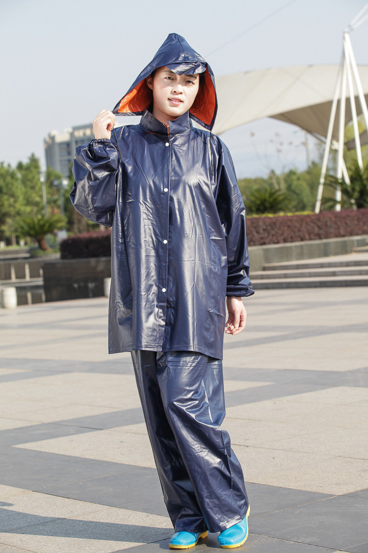 分体雨衣雨裤套装复合膜户外摩托车骑行防雨服成人劳保雨衣批发