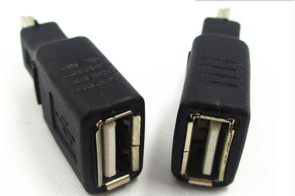 车载转换头 迷你t型转usb母口 5pin公转usb母 usb转接头 mp3接口