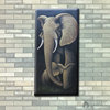 廠家直銷 歐式動物大象油畫 子母像手繪油畫